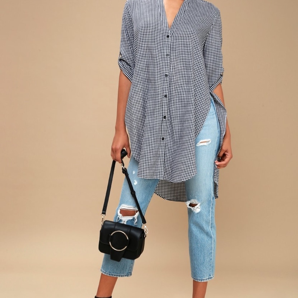 Best I Ever Plaid Gingham Top